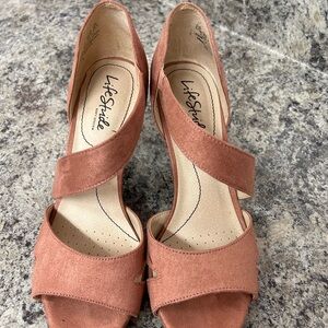 Pink life stride heels